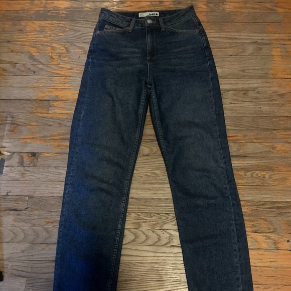 Topshop Moto Jeans Straight Leg - Picture 1 of 3